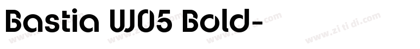 Bastia W05 Bold字体转换